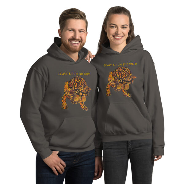 Leave Me in The Wild Box Turtle Original Artwork Unisex Hoodie